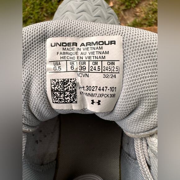 Under Armour Men’s Leadoff Low RM 3.0 Light Gray Molded Baseball Cleats. Sz 6.5 - Picture 9 of 12